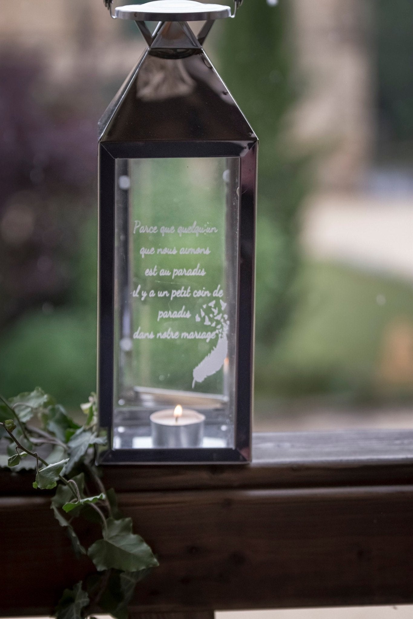 Stickers Lanterne hommage pour mariage - hommage aux absents - LaBoxaMalice