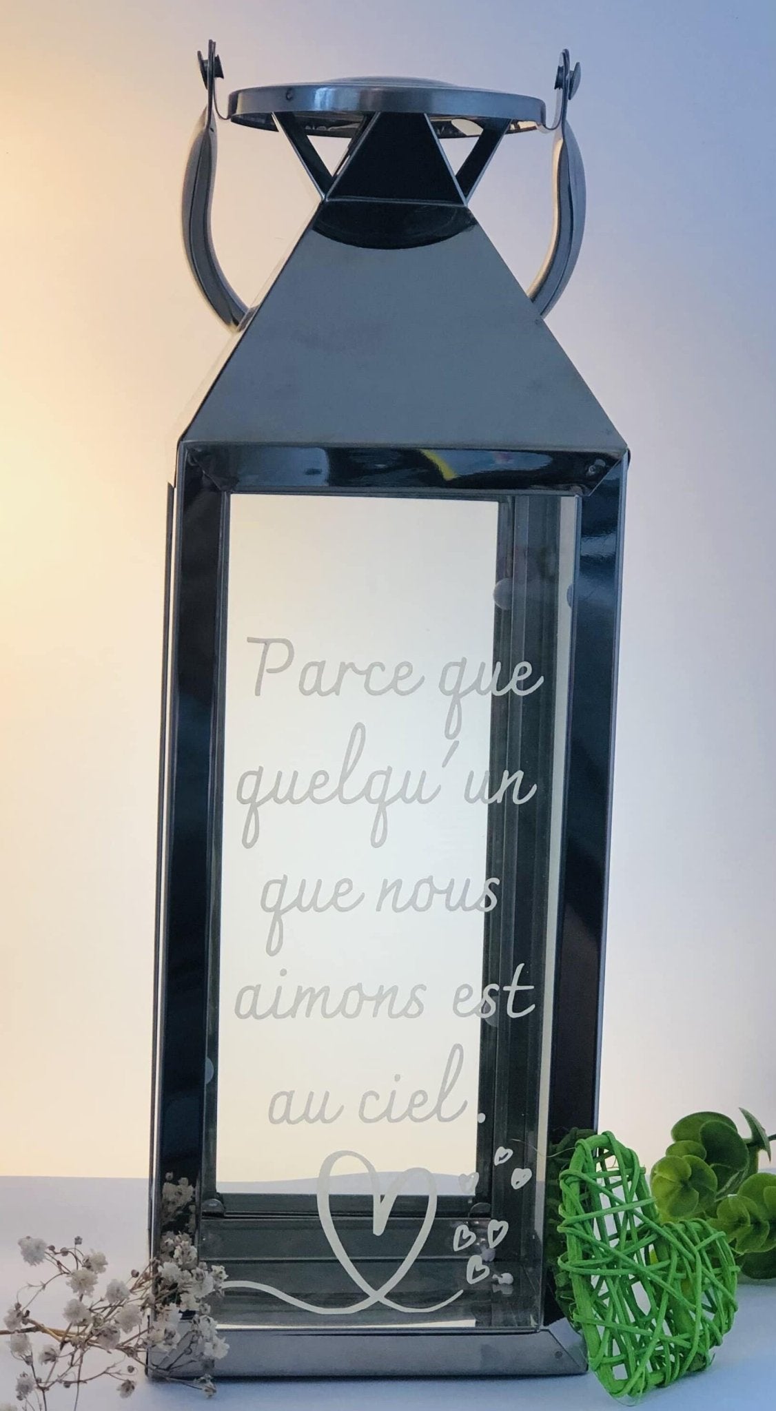 Stickers Lanterne hommage pour mariage - hommage aux absents - LaBoxaMalice