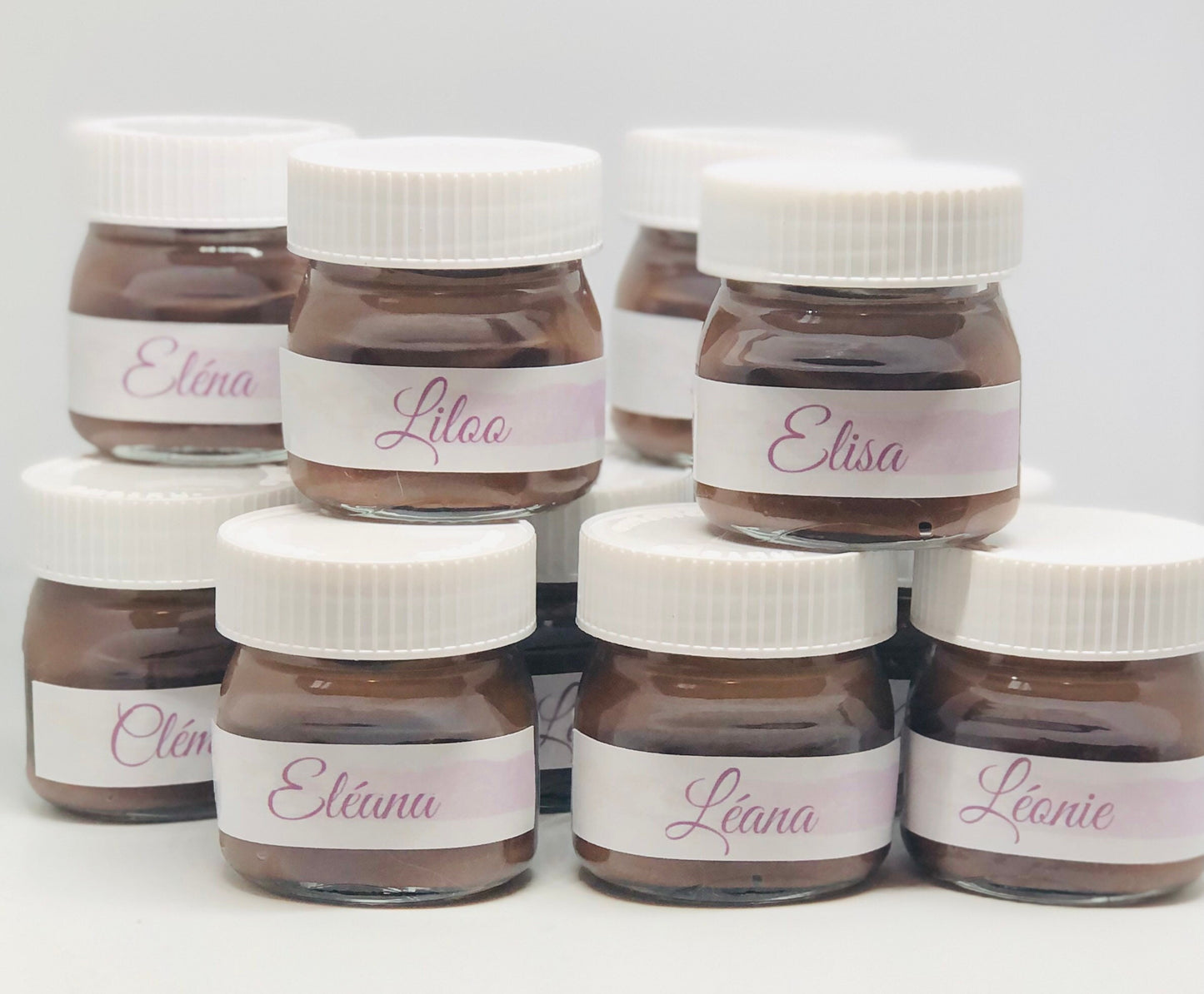 Mini Nutella customized to offer