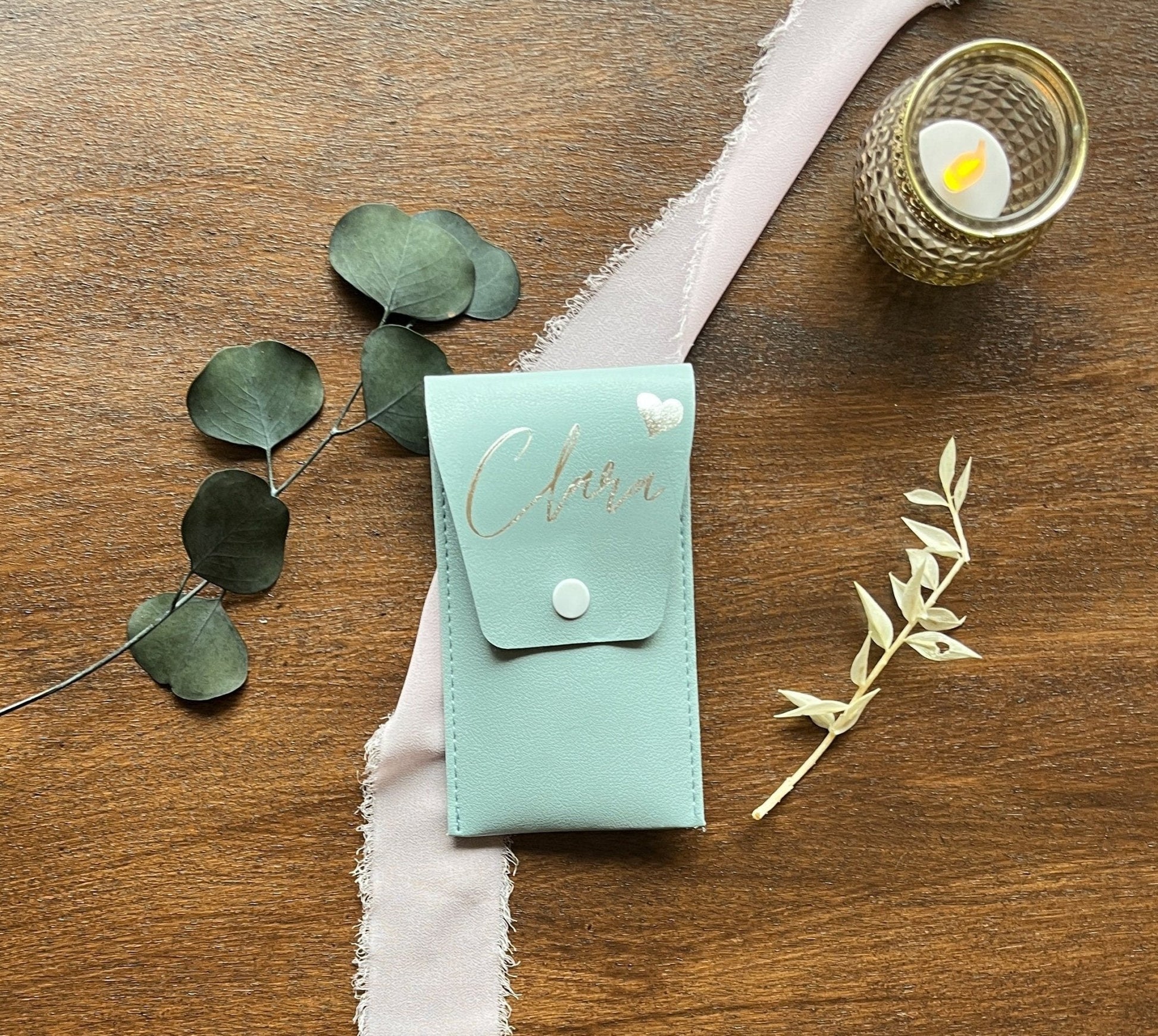 Set pinceaux maquillage et pochette personnalisé - LaBoxaMalice