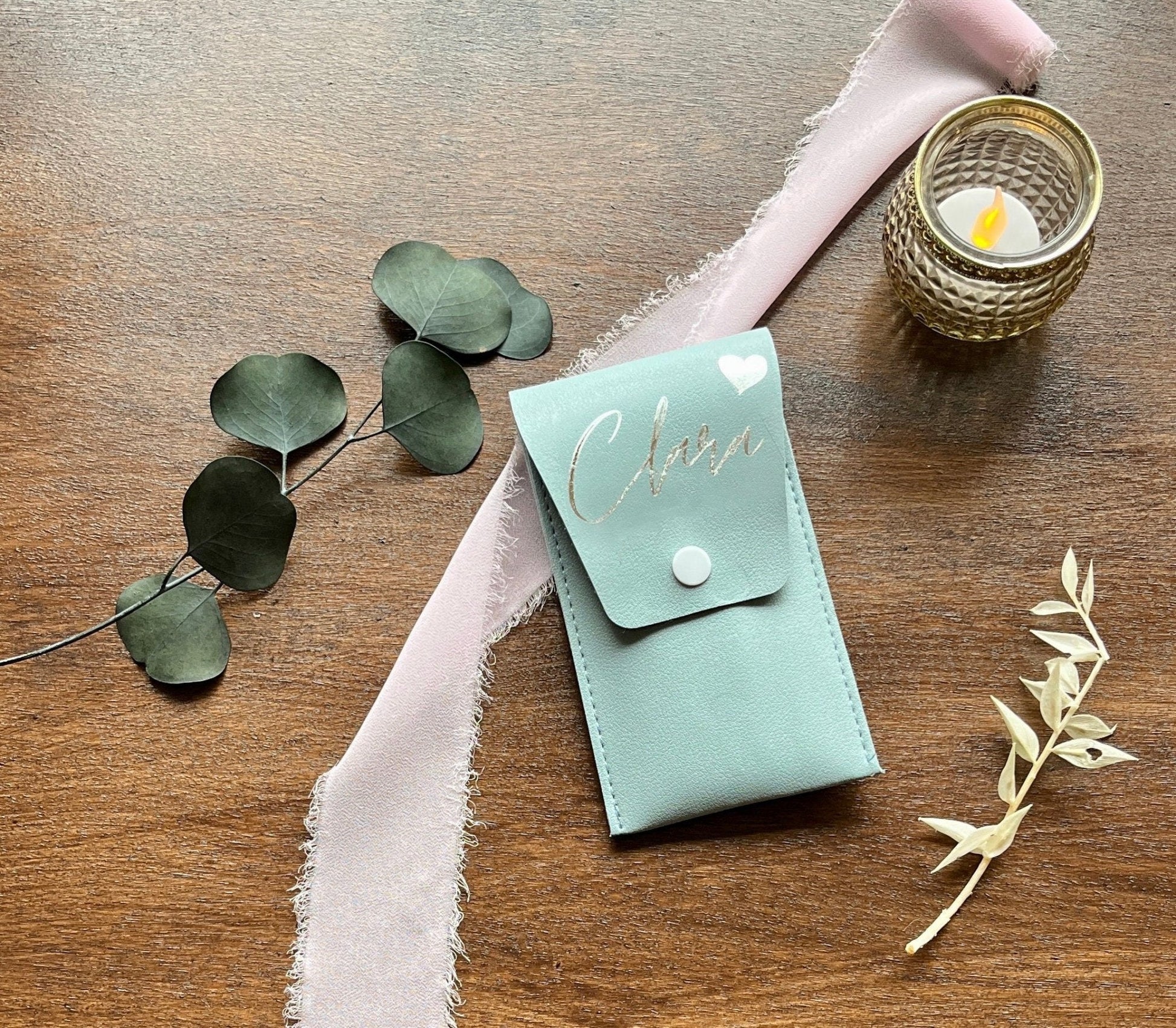 Set pinceaux maquillage et pochette personnalisé - LaBoxaMalice