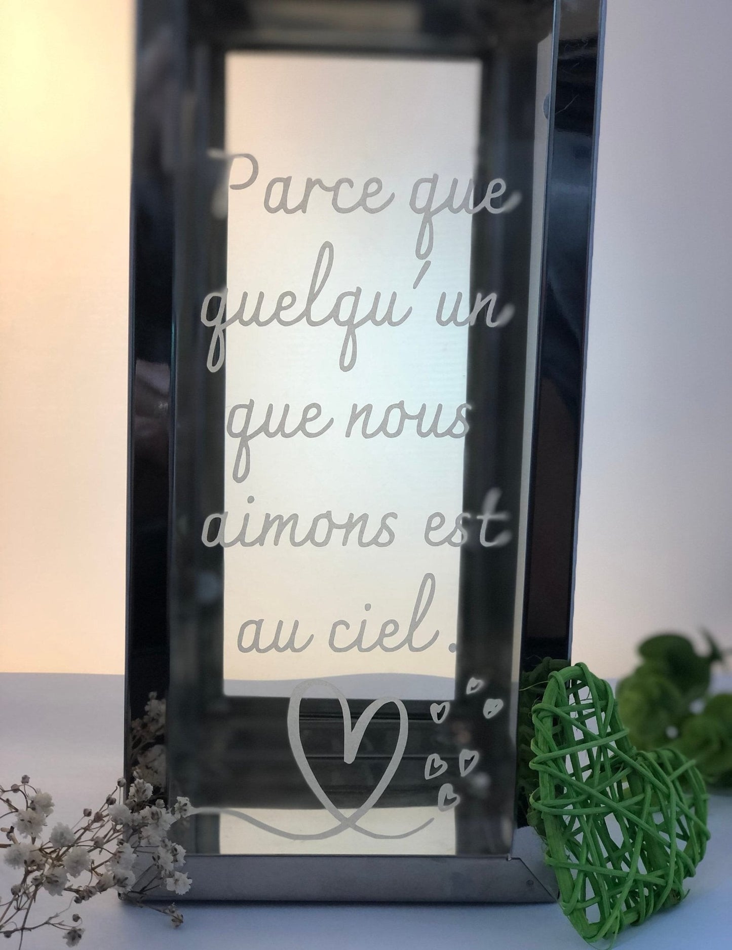Stickers Lanterne hommage pour mariage - hommage aux absents - LaBoxaMalice