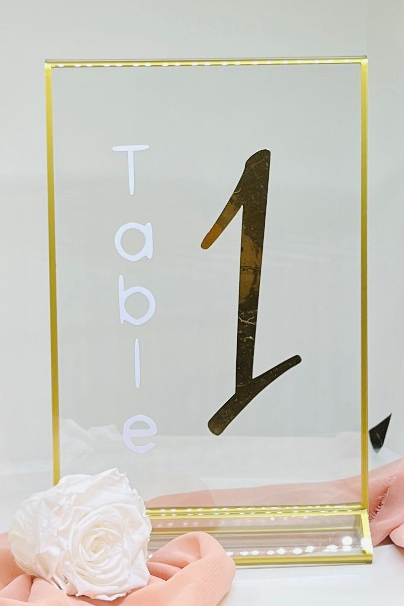 Stickers numéro de table, Décoration de mariage, anniversaire, baptême... - LaBoxaMalice